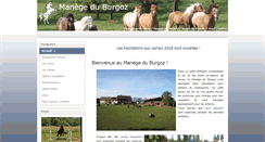 Desktop Screenshot of manegeduburgoz.ch